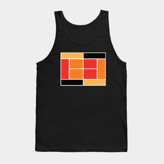 TENNIS COURT PALETTE Tank Top by King Chris